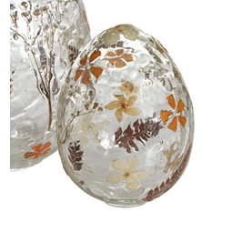 Siv dekoration växter blommor glas ägg